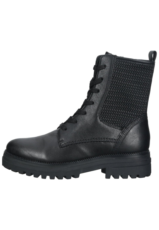 Tamaris Stiefelette Lederimitat Schwarz