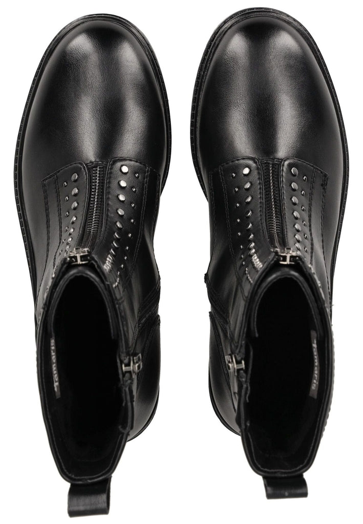 Tamaris Stiefelette Lederimitat Schwarz