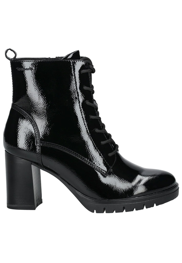 Tamaris Stiefelette Lederimitat Schwarz