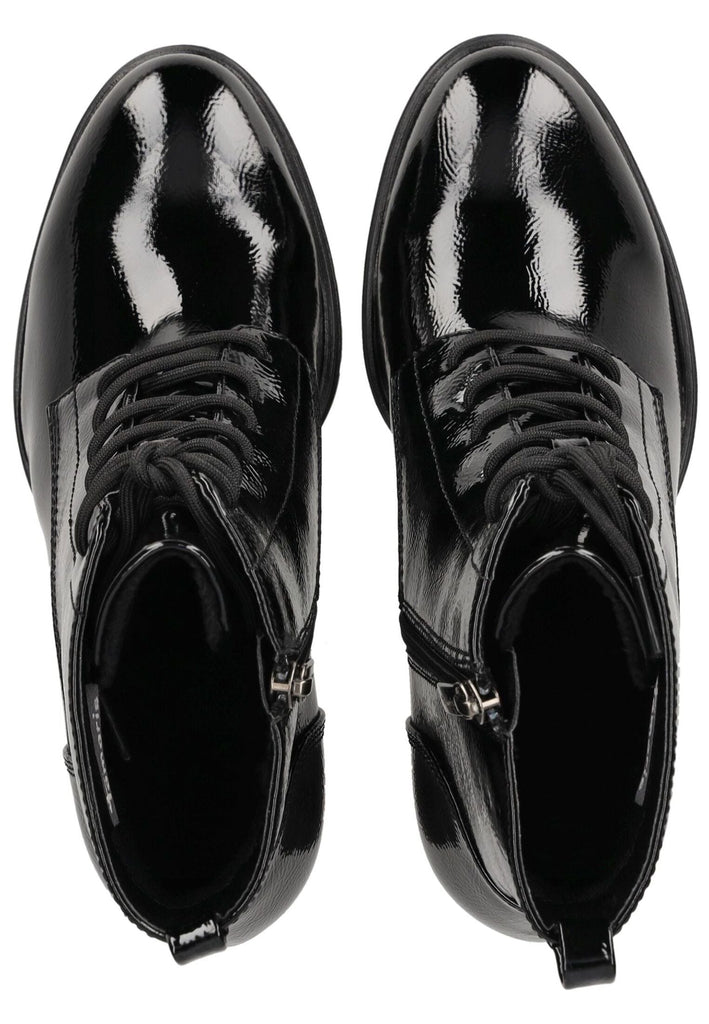 Tamaris Stiefelette Lederimitat Schwarz