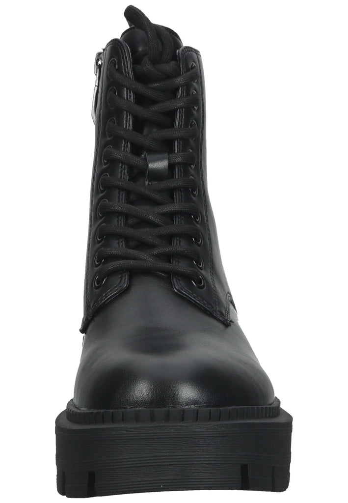 Tamaris Stiefelette Lederimitat Schwarz/Schwarz
