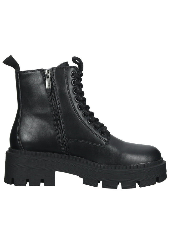 Tamaris Stiefelette Lederimitat Schwarz/Schwarz