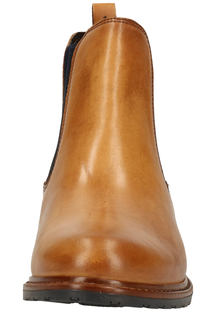 Tamaris Stiefelette Lederimitat/Textil Mittelbraun