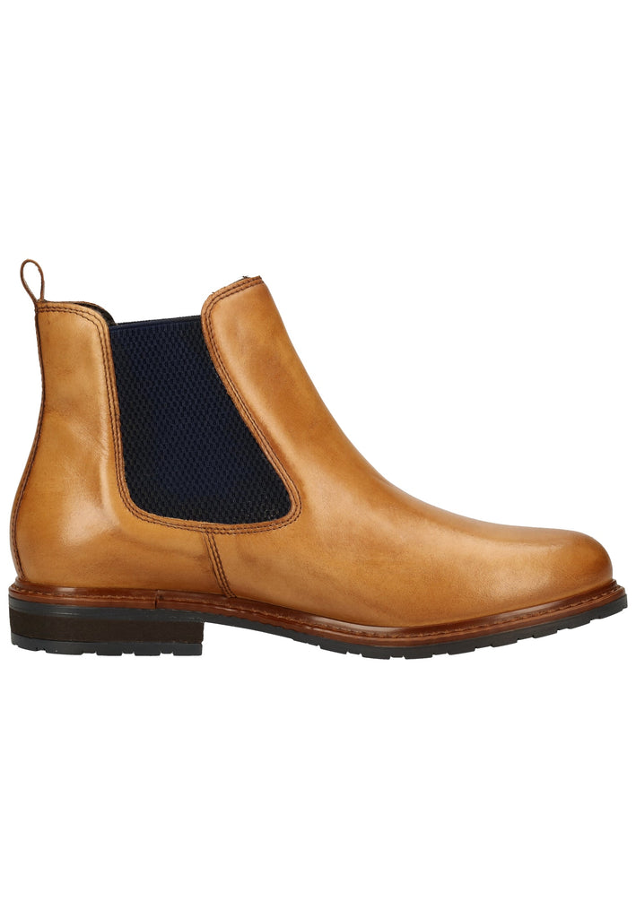 Tamaris Stiefelette Lederimitat/Textil Mittelbraun