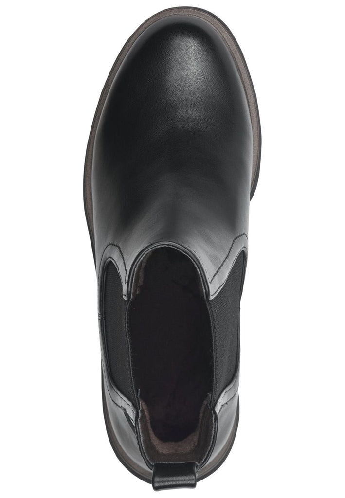 Tamaris Stiefelette Lederimitat/Textil Schwarz