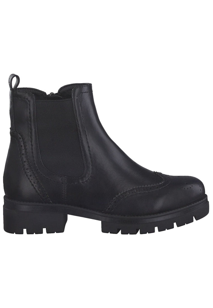 Tamaris Stiefelette Lederimitat/Textil Schwarz