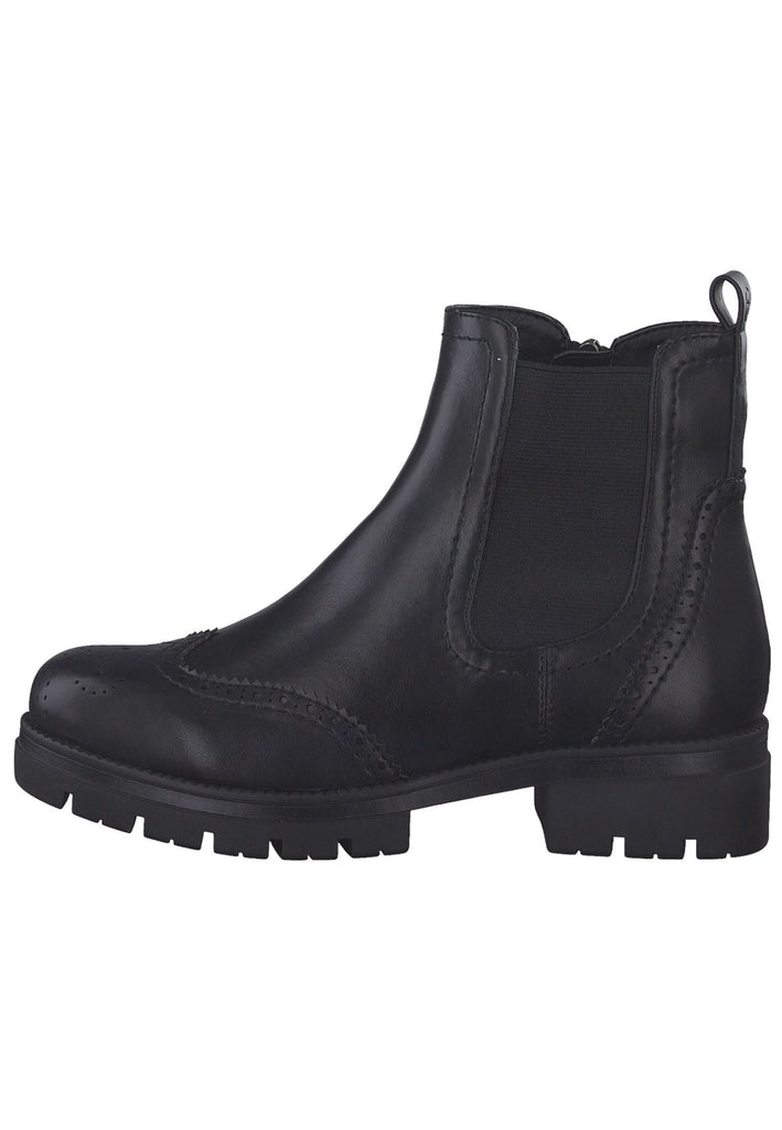 Tamaris Stiefelette Lederimitat/Textil Schwarz