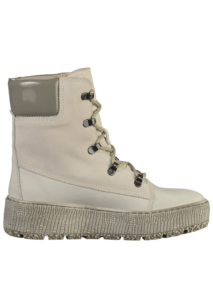 Tamaris Stiefelette Lederimitat Weiß