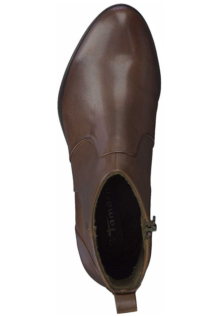 Tamaris Stiefelette Synthetik Brandy