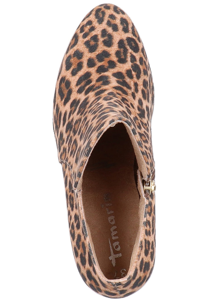 Tamaris Stiefelette Textil Leopard