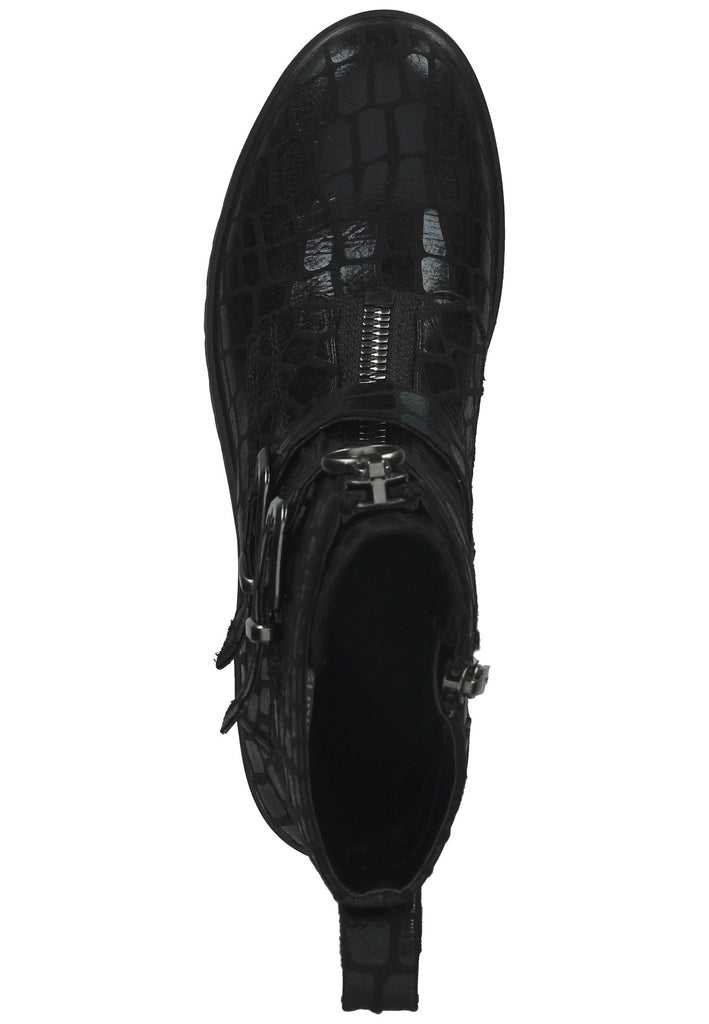 Tamaris Stiefelette Textil Schwarz