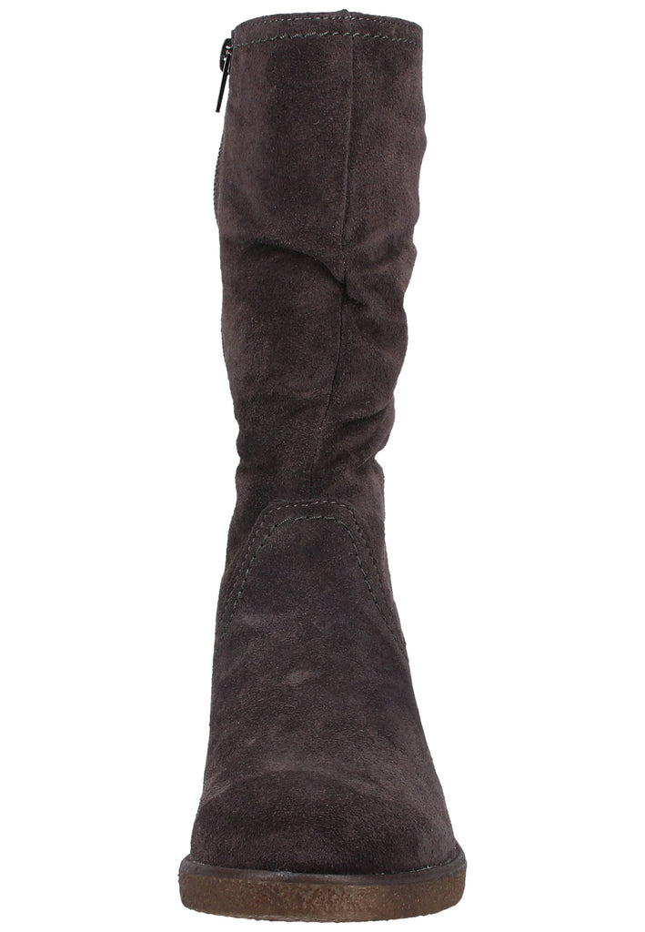 Tamaris Stiefelette Veloursleder Anthracite Warmfutter