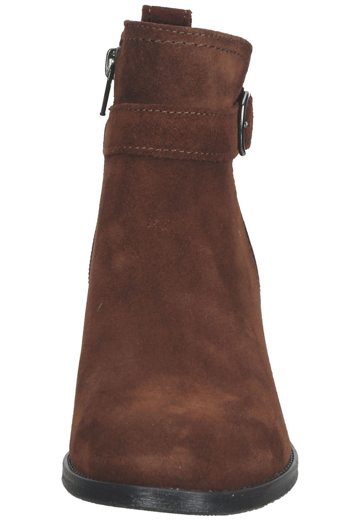 Tamaris Stiefelette Veloursleder Chocolate