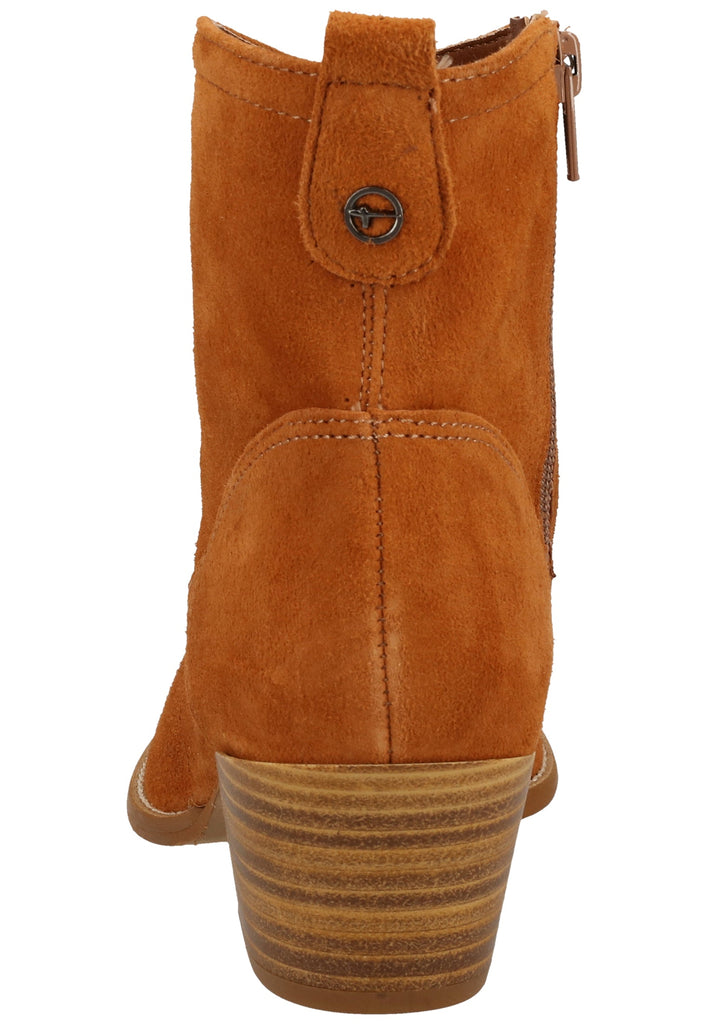 Tamaris Stiefelette Veloursleder Cuoio