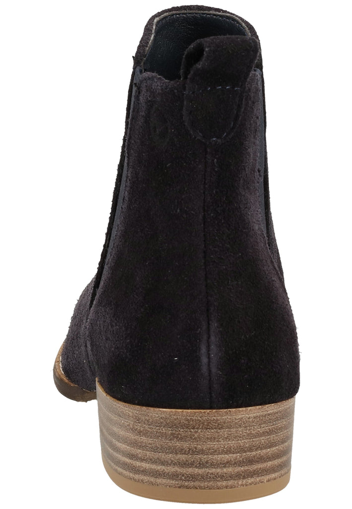 Tamaris Stiefelette Veloursleder Navy