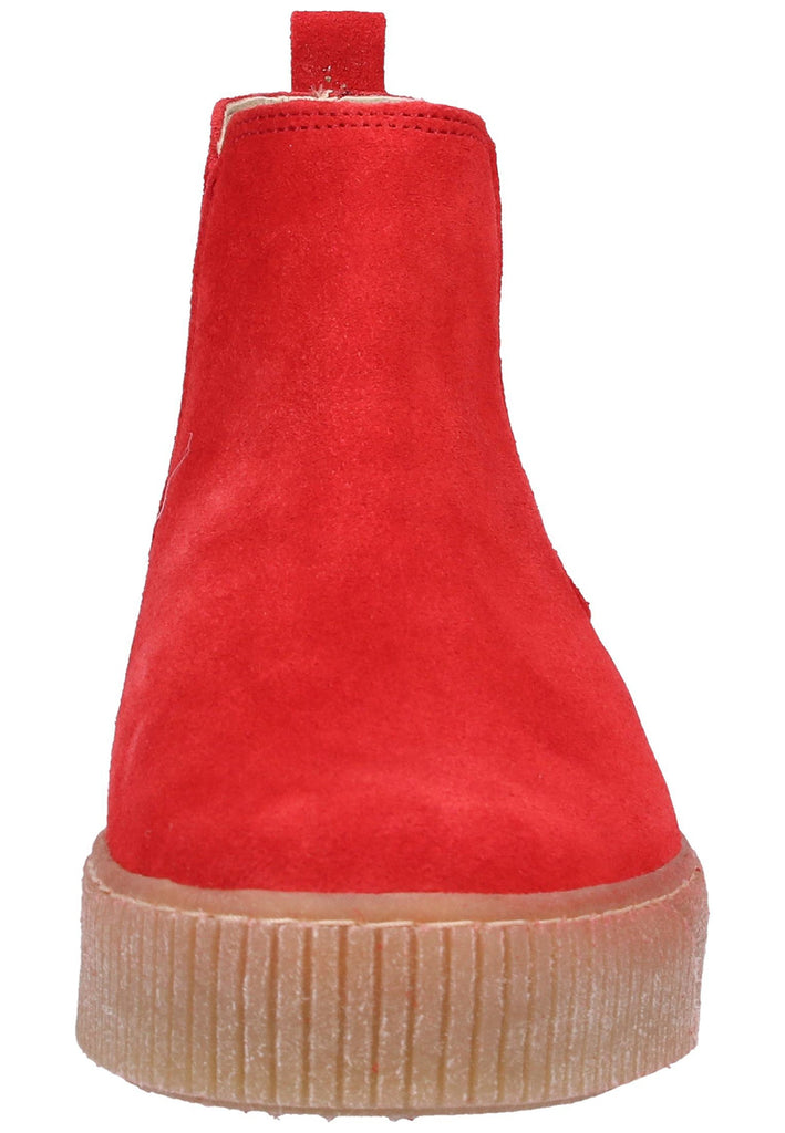 Tamaris Stiefelette Veloursleder Rot