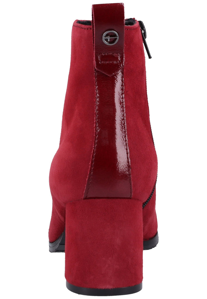 Tamaris Stiefelette Veloursleder Violett