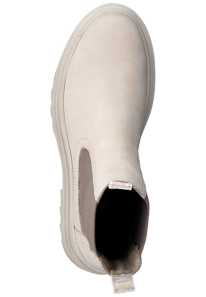 Stiefeletten Tamaris Stiefelette Leder/Textil Beige