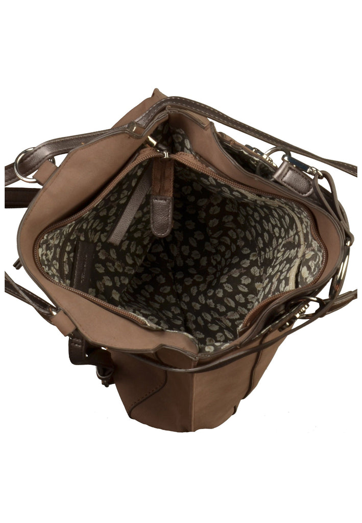 Tamaris Taschen Lederimitat Dunkelbraun