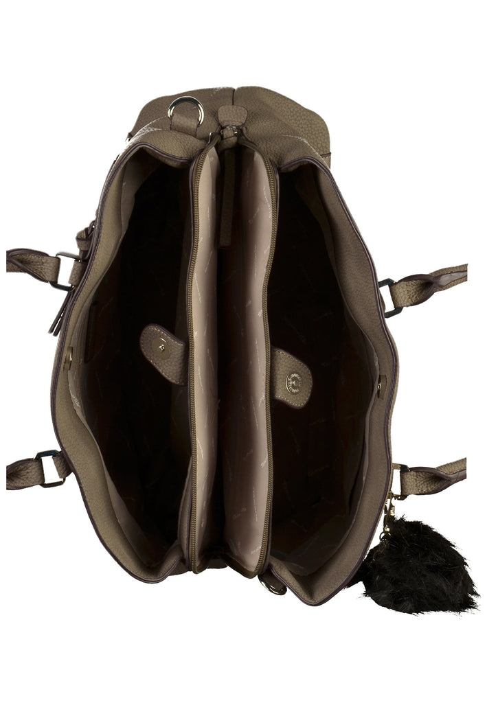 Tamaris Taschen Lederimitat Dunkelgrau