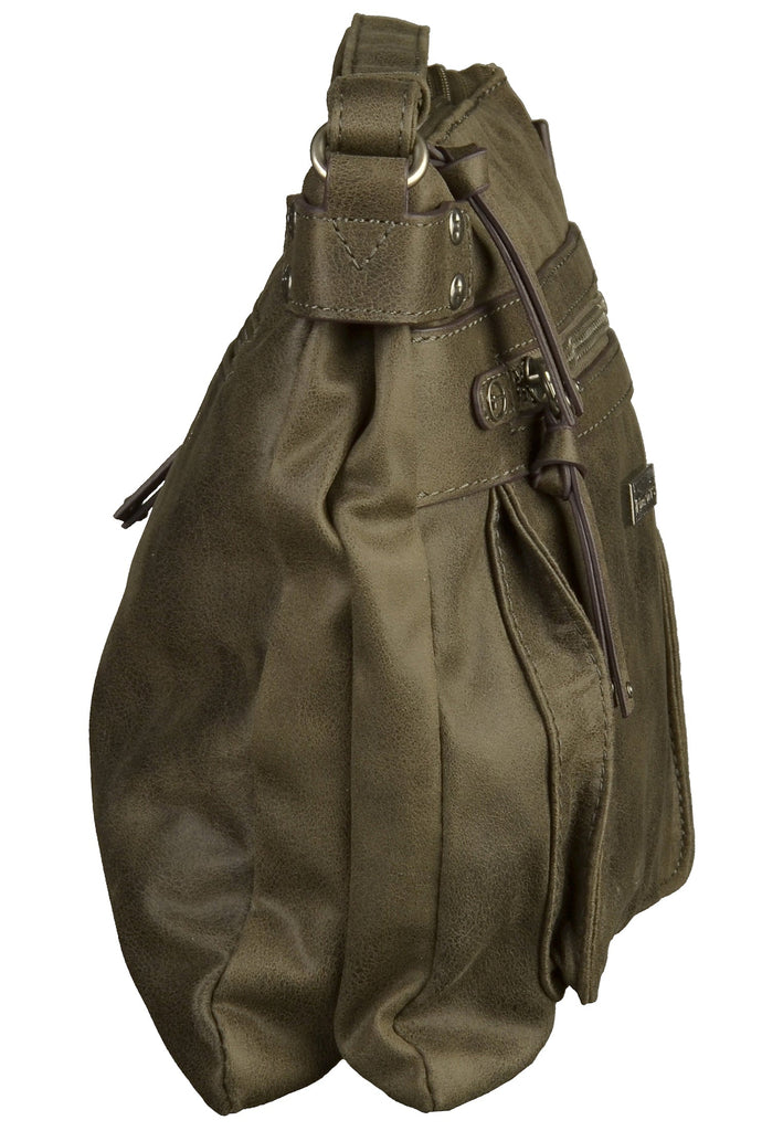 Tamaris Taschen Lederimitat Khaki