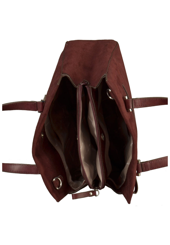 Tamaris Taschen Veloursleder Bordeaux