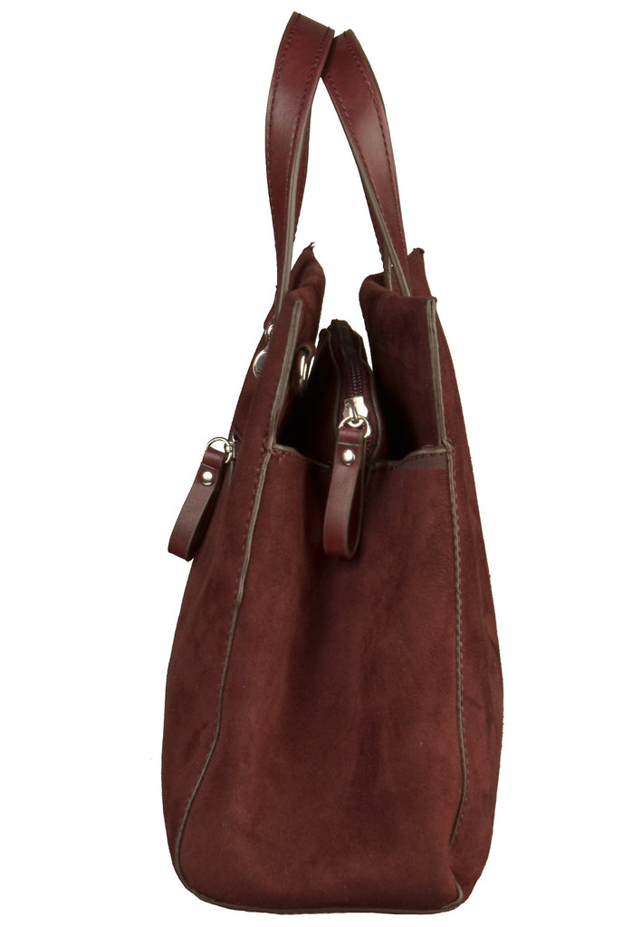 Tamaris Taschen Veloursleder Bordeaux