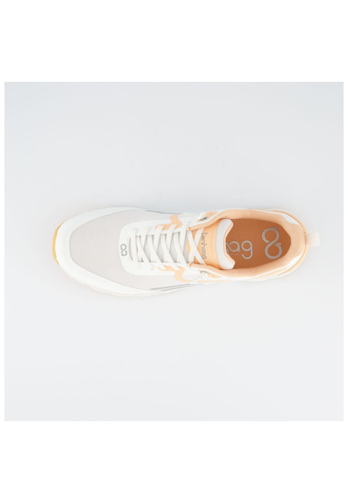 Tenhaag Sneaker Mesh Weiß/Orange