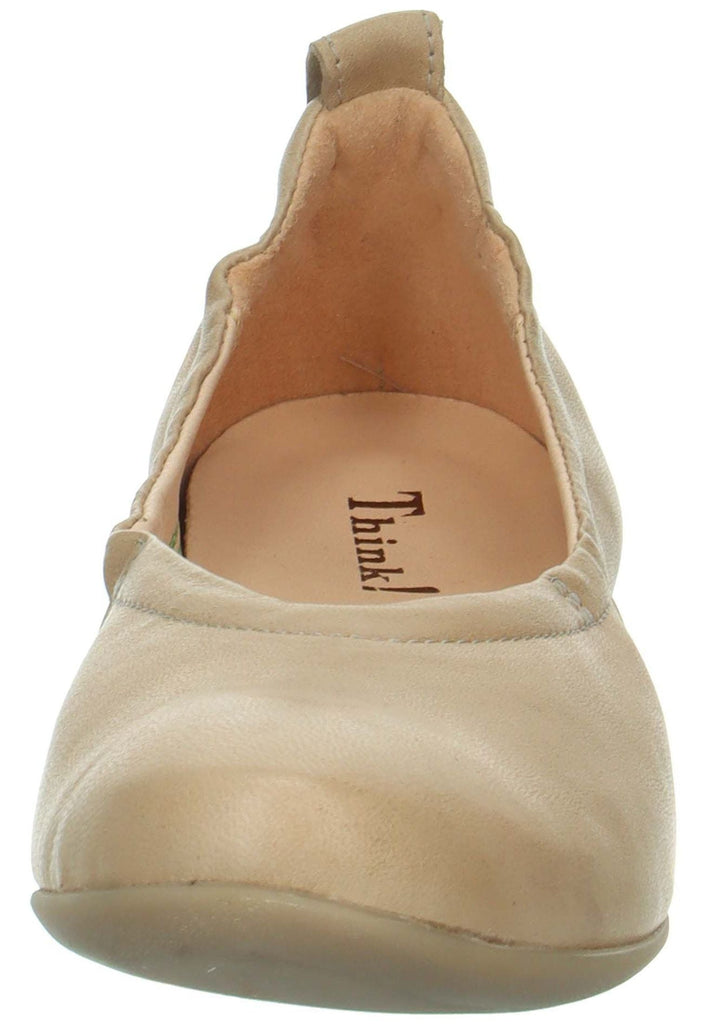 Think! Ballerinas Leder Beige