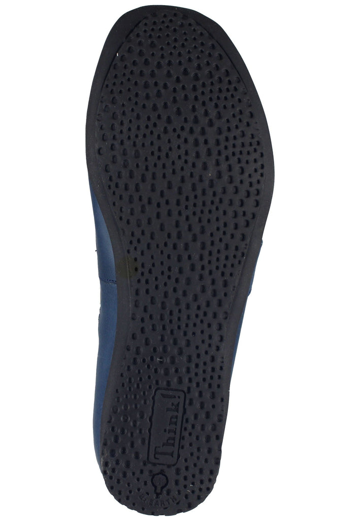 Think! Ballerinas Leder Blau