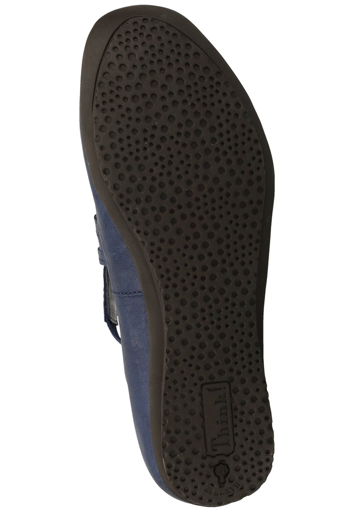 Think! Ballerinas Leder Blau