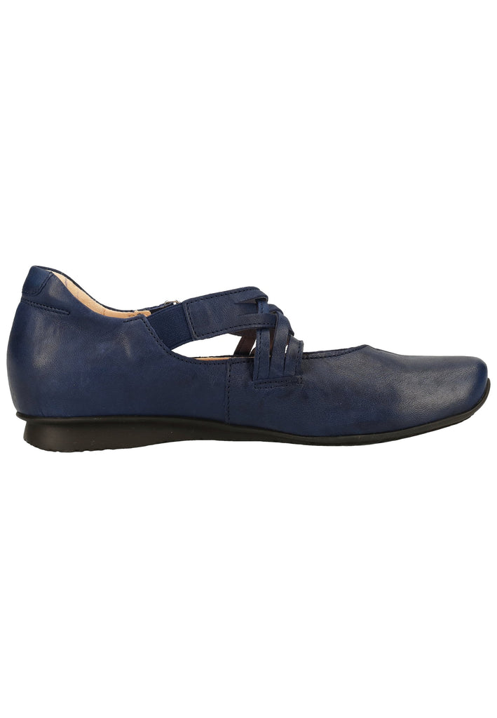 Think! Ballerinas Leder Blau