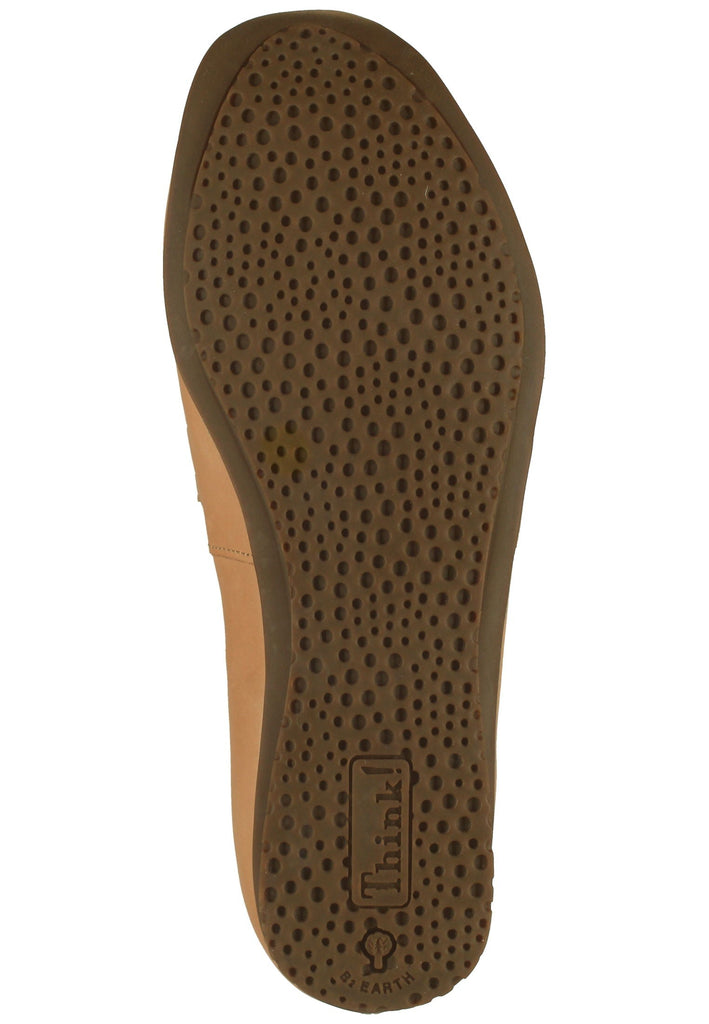 Think! Ballerinas Leder Caramel