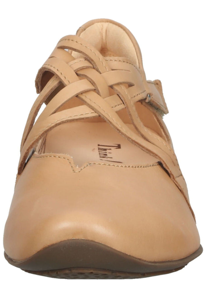 Think! Ballerinas Leder Caramel