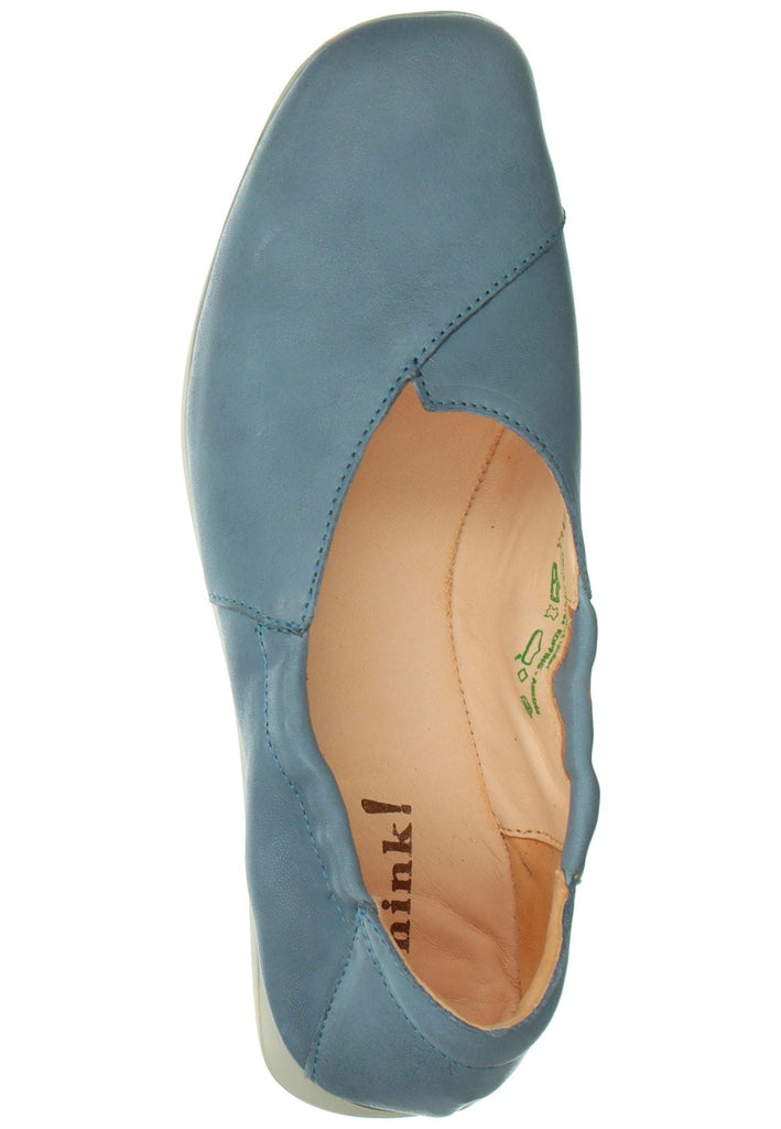 Think! Ballerinas Leder Denim