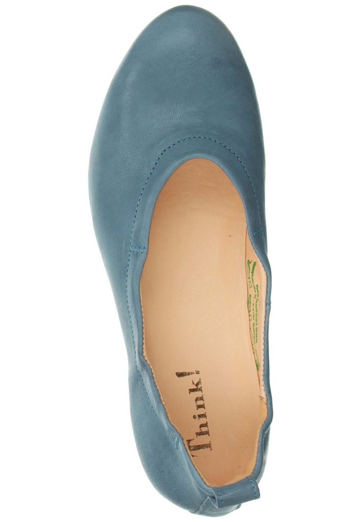 Think! Ballerinas Leder Denim