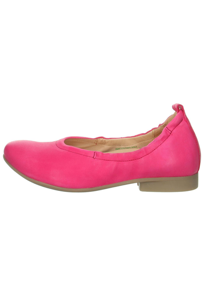 Think! Ballerinas Leder Fuchsia