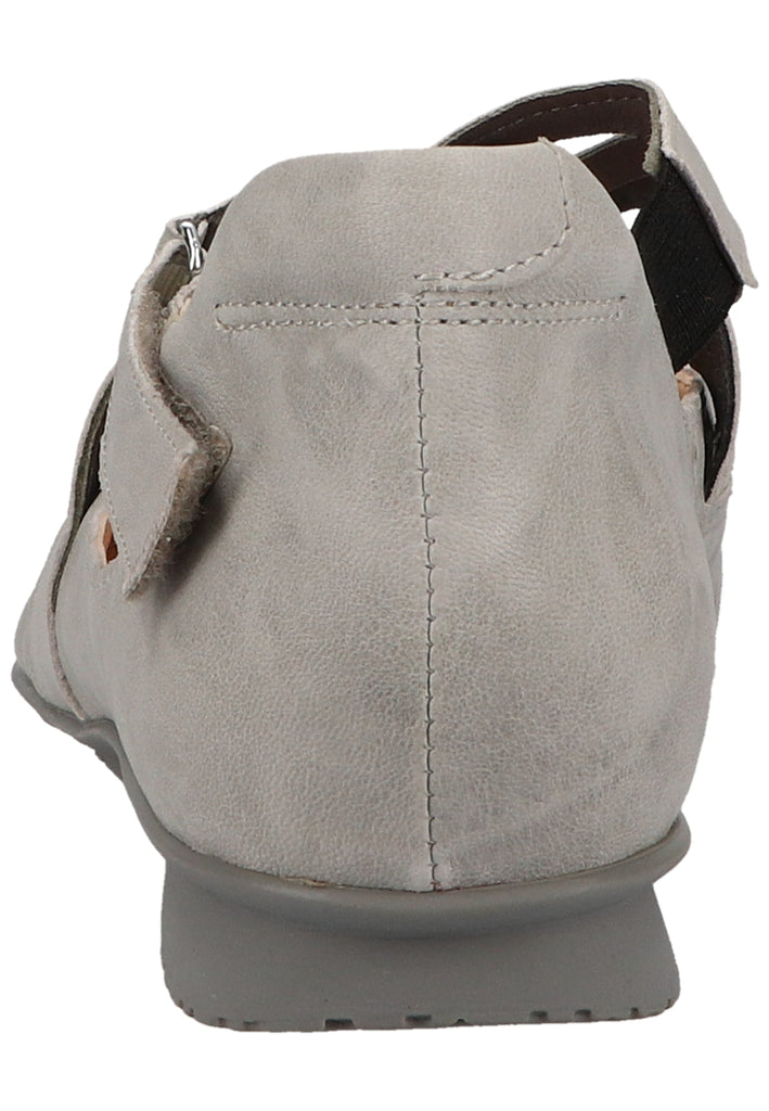 Think! Ballerinas Leder Hellgrau