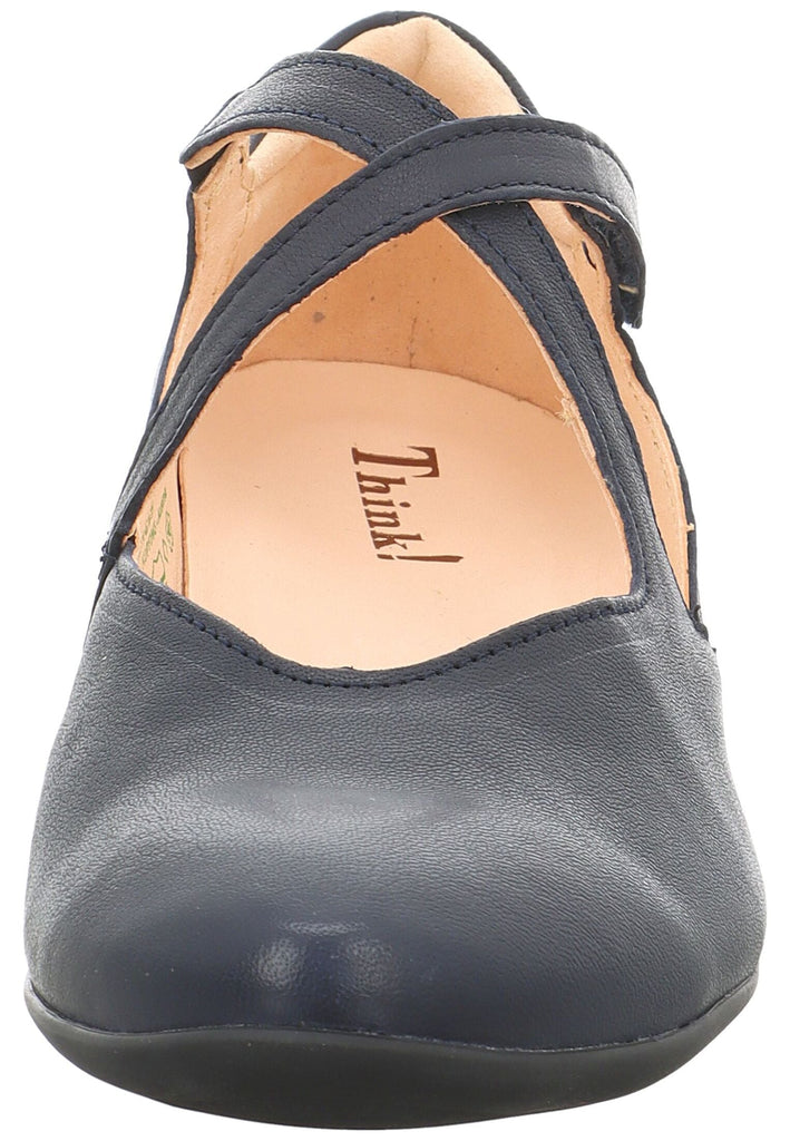 Think! Ballerinas Leder Navy