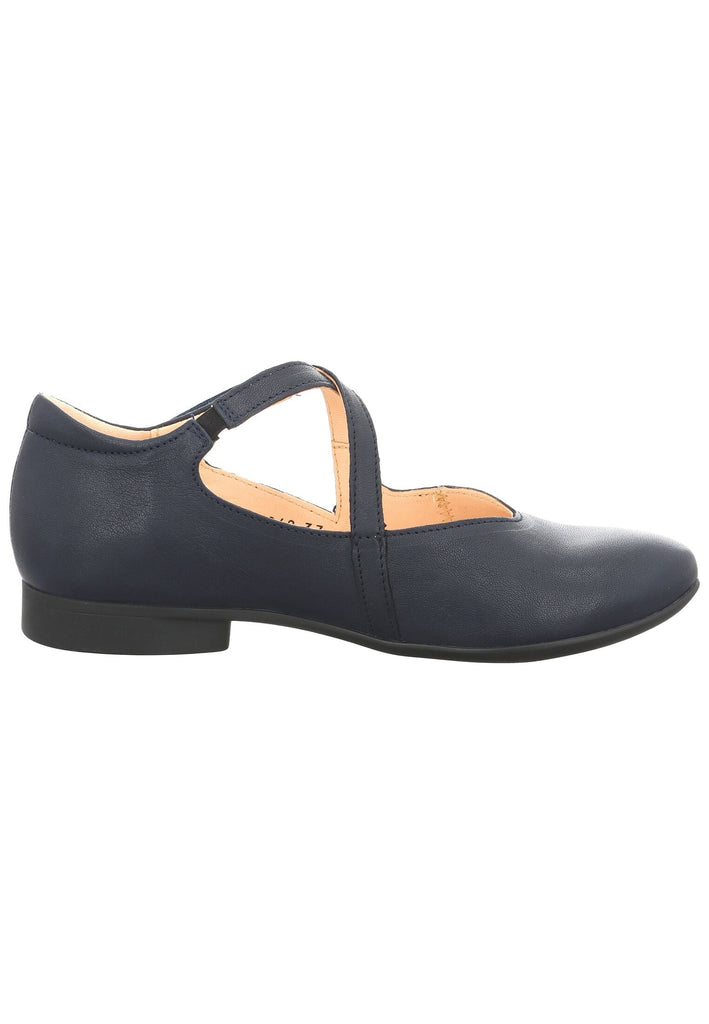Think! Ballerinas Leder Navy