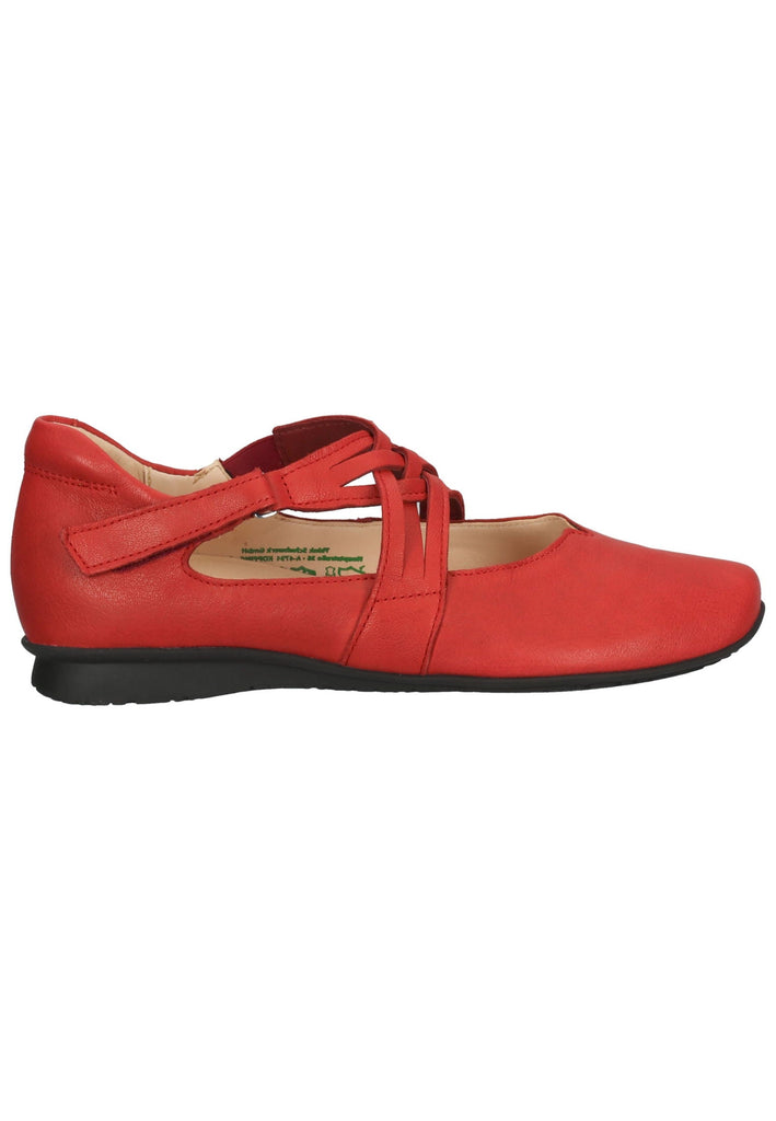 Think! Ballerinas Leder Rot