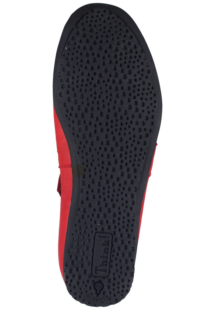 Think! Ballerinas Leder Rot