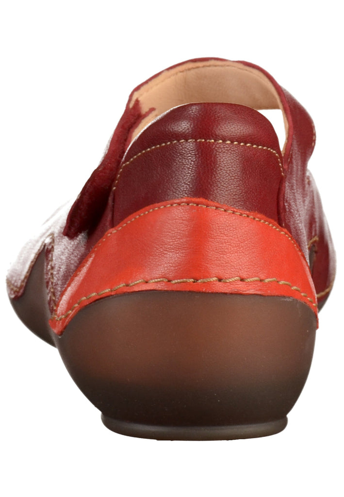 Think! Ballerinas Leder Rot