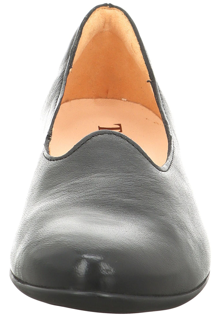Think! Ballerinas Leder Schwarz