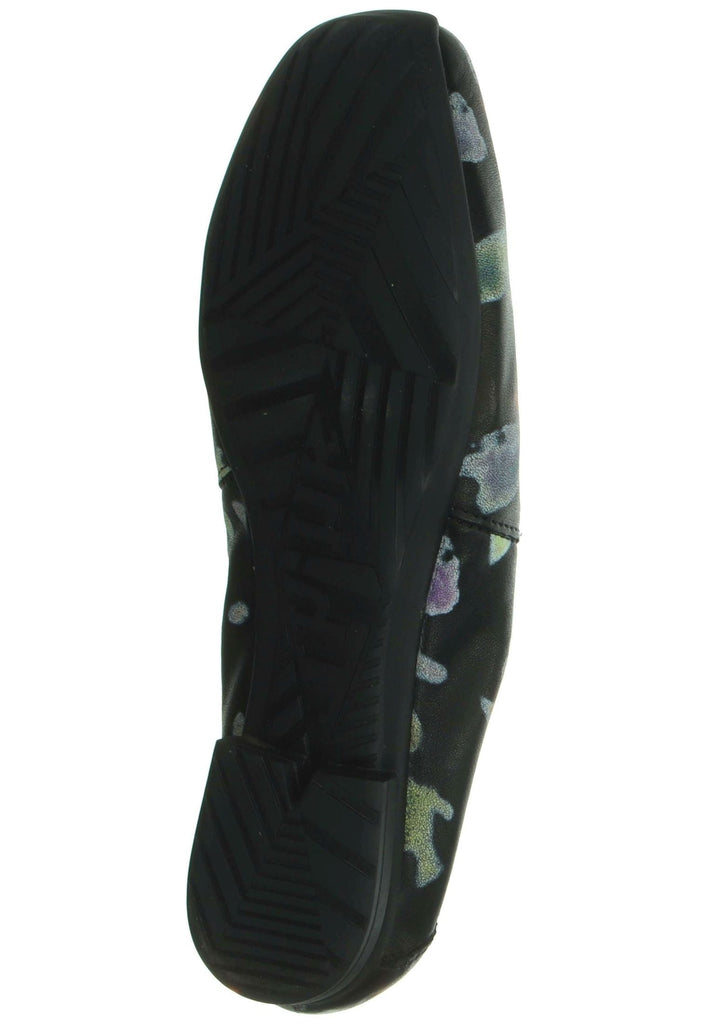 Think! Ballerinas Leder Schwarz