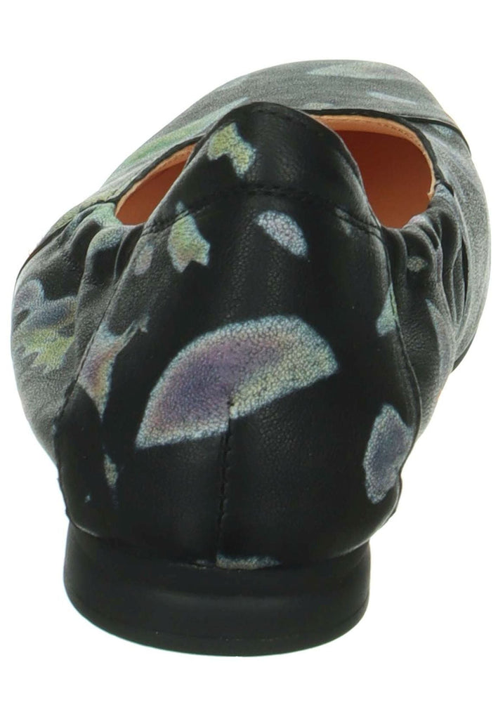 Think! Ballerinas Leder Schwarz