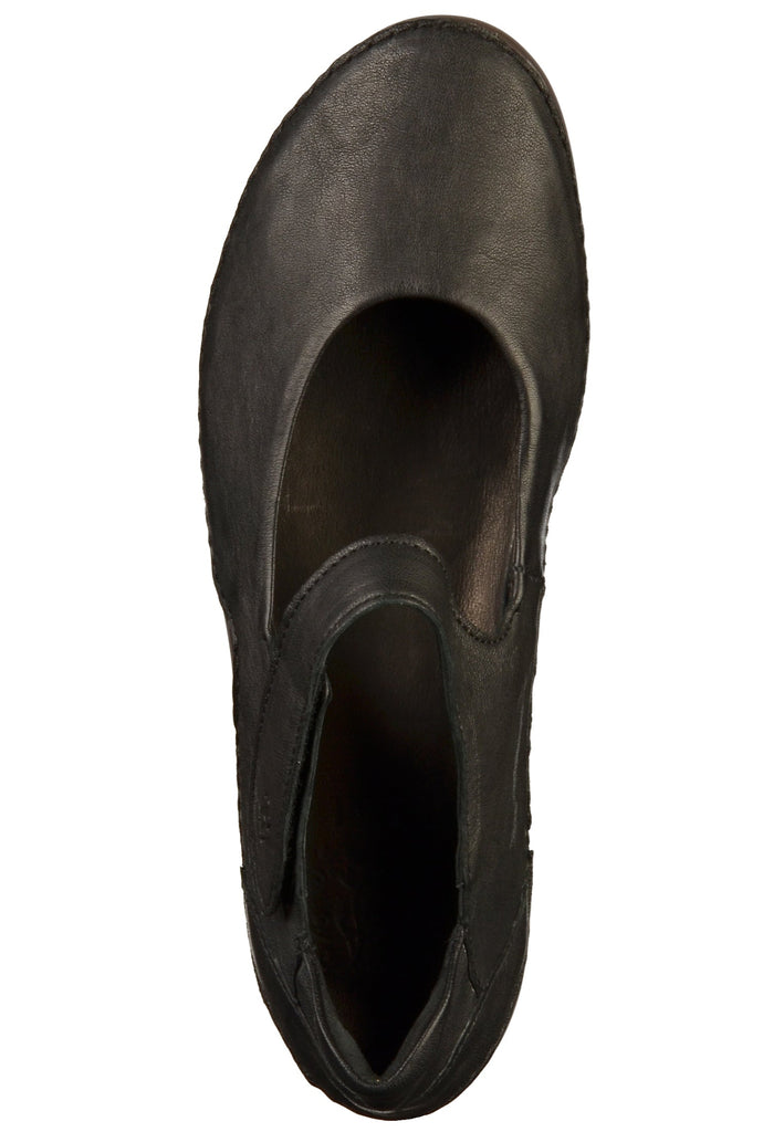 Think! Ballerinas Leder Schwarz