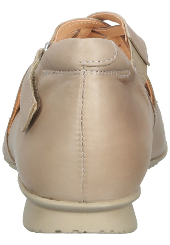 Think! Ballerinas Leder Taupe