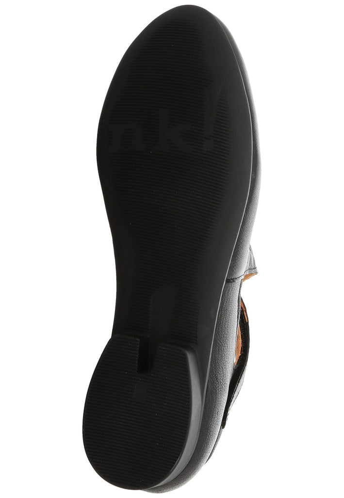 Think! Ballerinas Nappaleder Schwarz/Schwarz