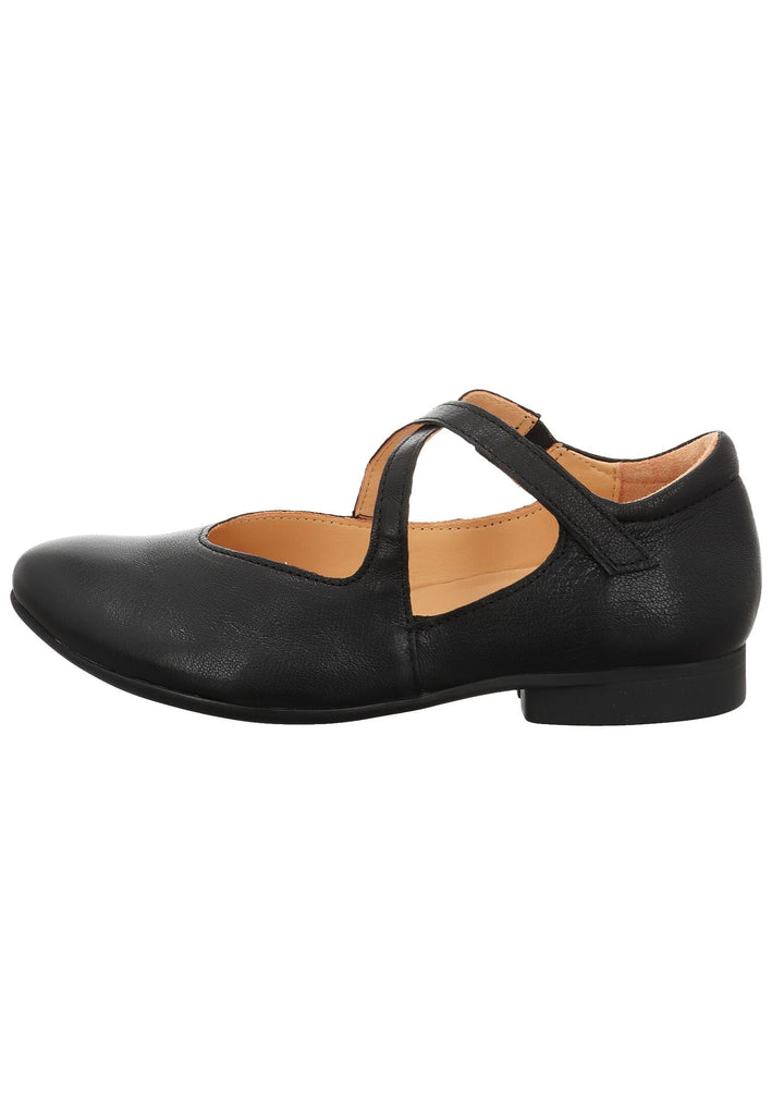 Think! Ballerinas Nappaleder Schwarz/Schwarz